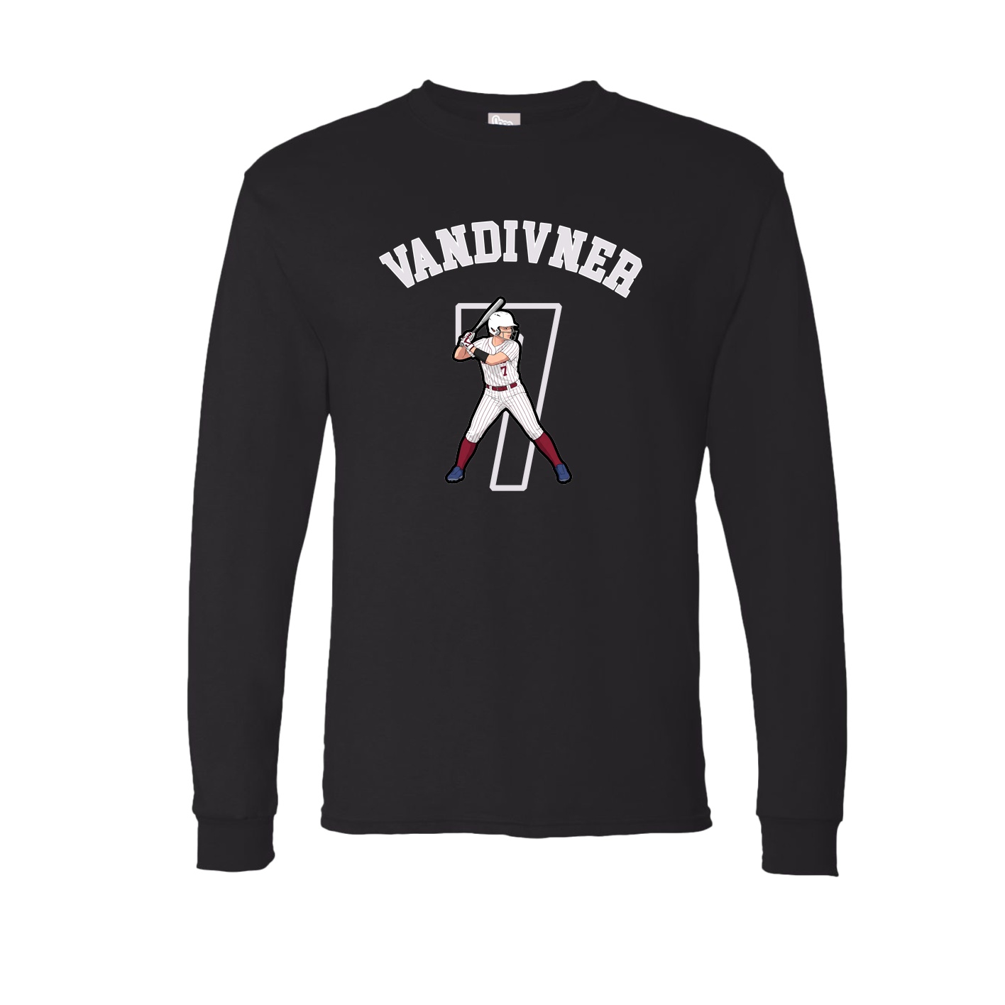 Long Sleeve Tee — Shirsey Arch in Black