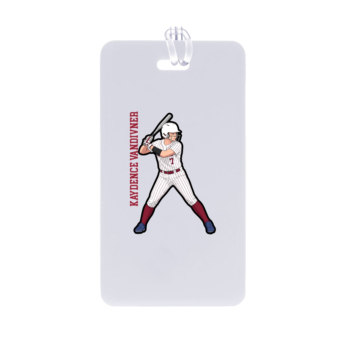 Bag Tag — Name Vertical in Classic