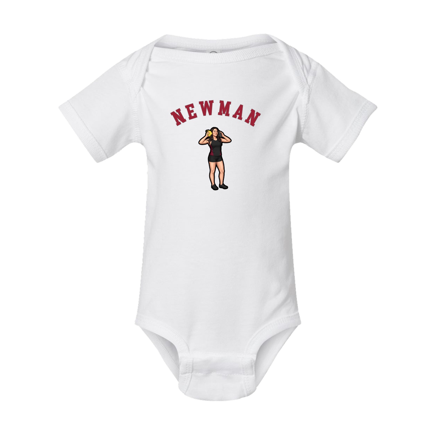 Baby Onesie — Shirsey Arch in White