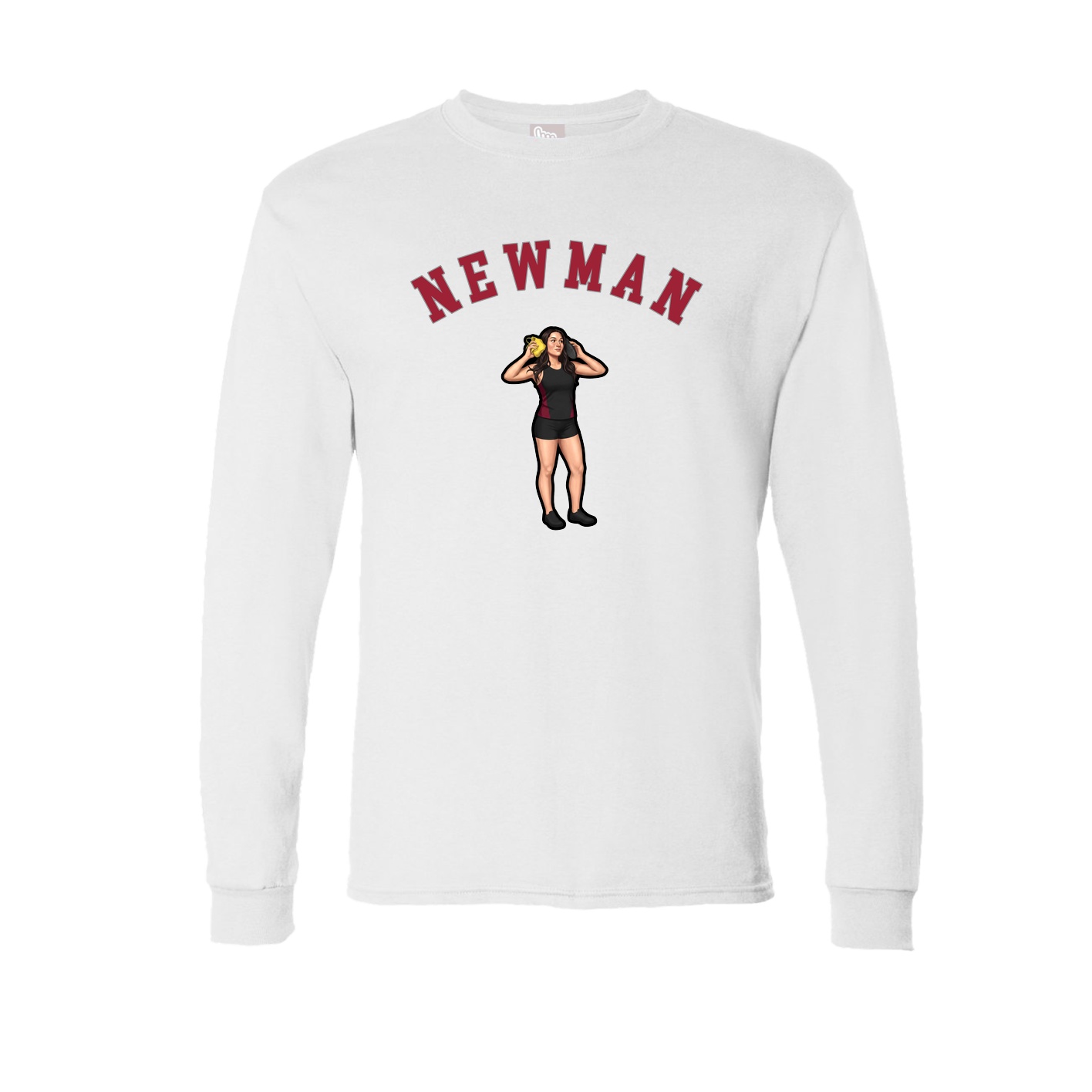 Long Sleeve Tee — Shirsey Arch in White