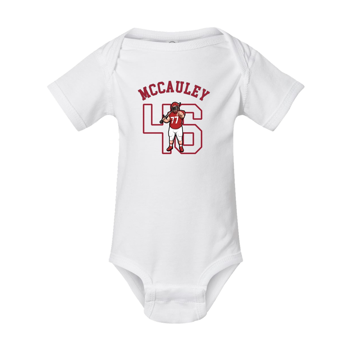 Baby Onesie — Shirsey Arch in White