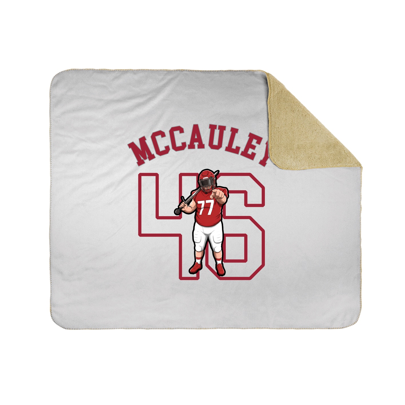 Throw Blanket — Shirsey Arch in White