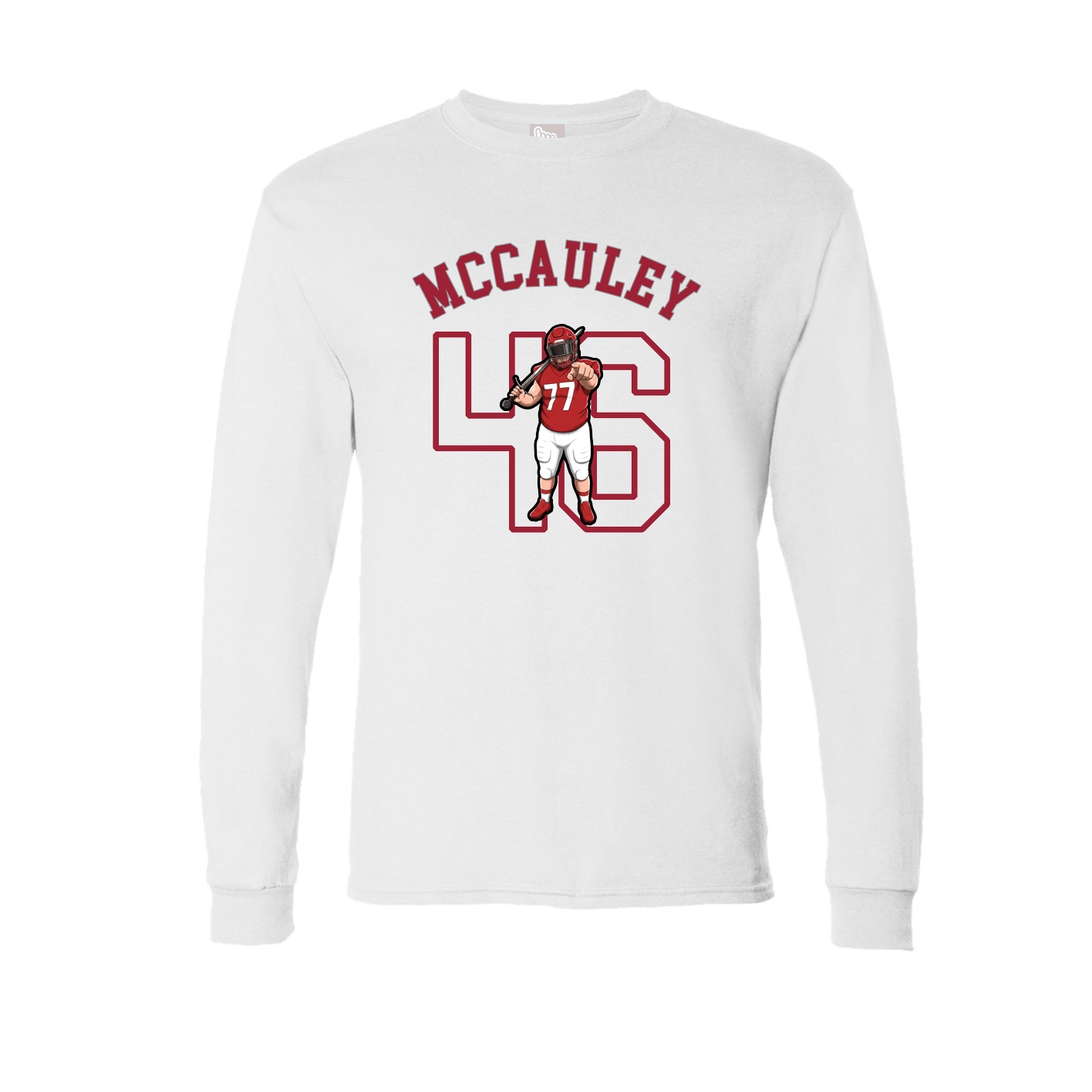 Long Sleeve Tee — Shirsey Arch in White