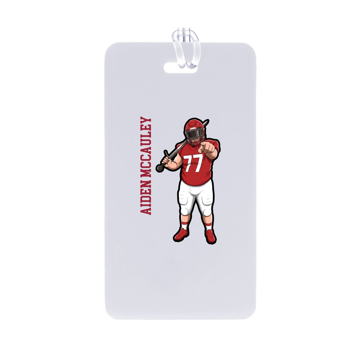 Bag Tag — Name Vertical in Classic