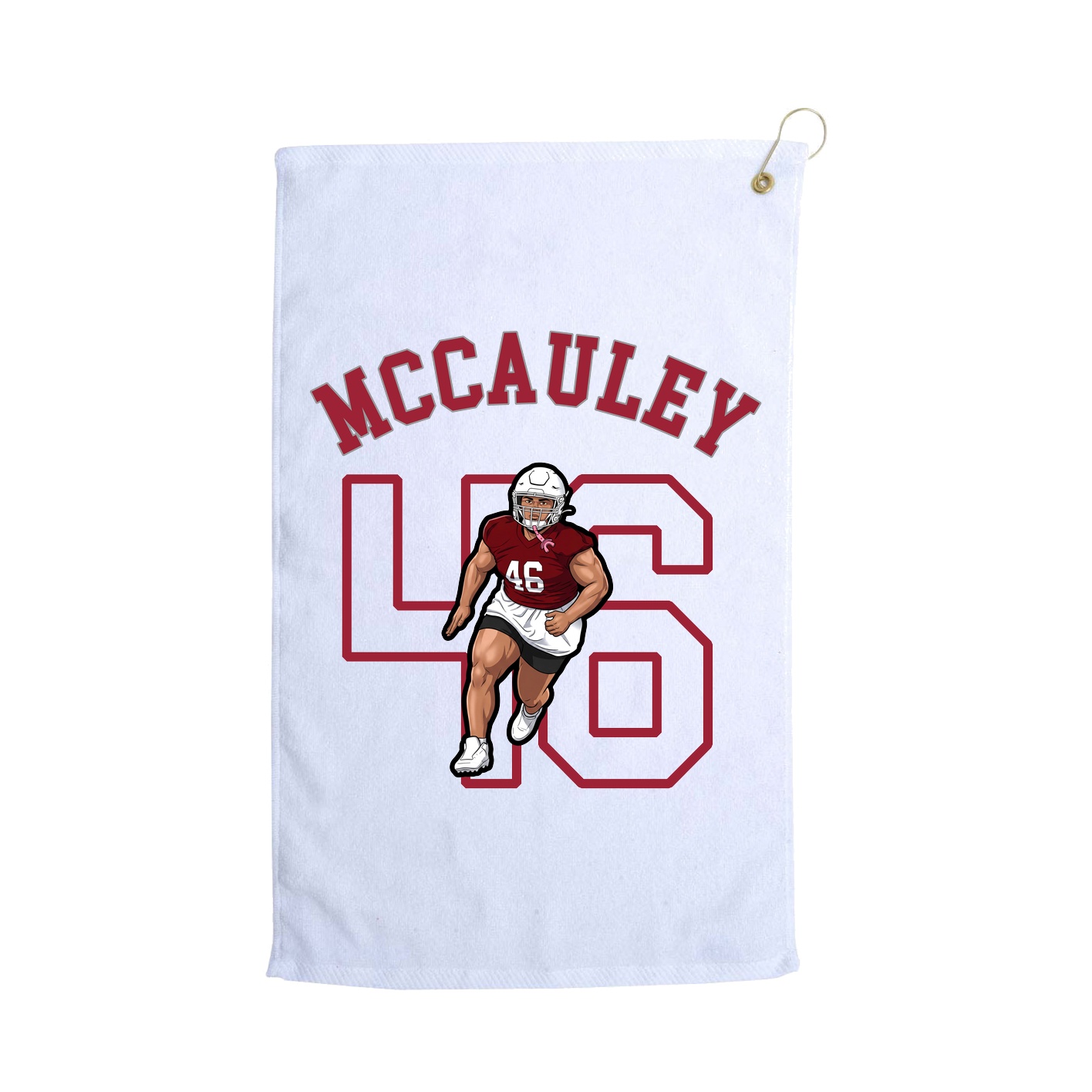 Golf Towel — Shirsey Arch in White