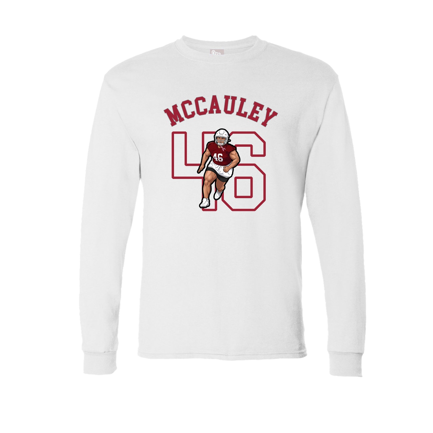 Long Sleeve Tee — Shirsey Arch in White
