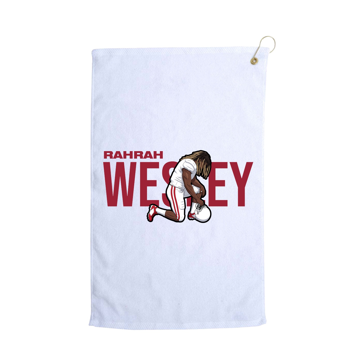 Golf Towel — Player Name in White