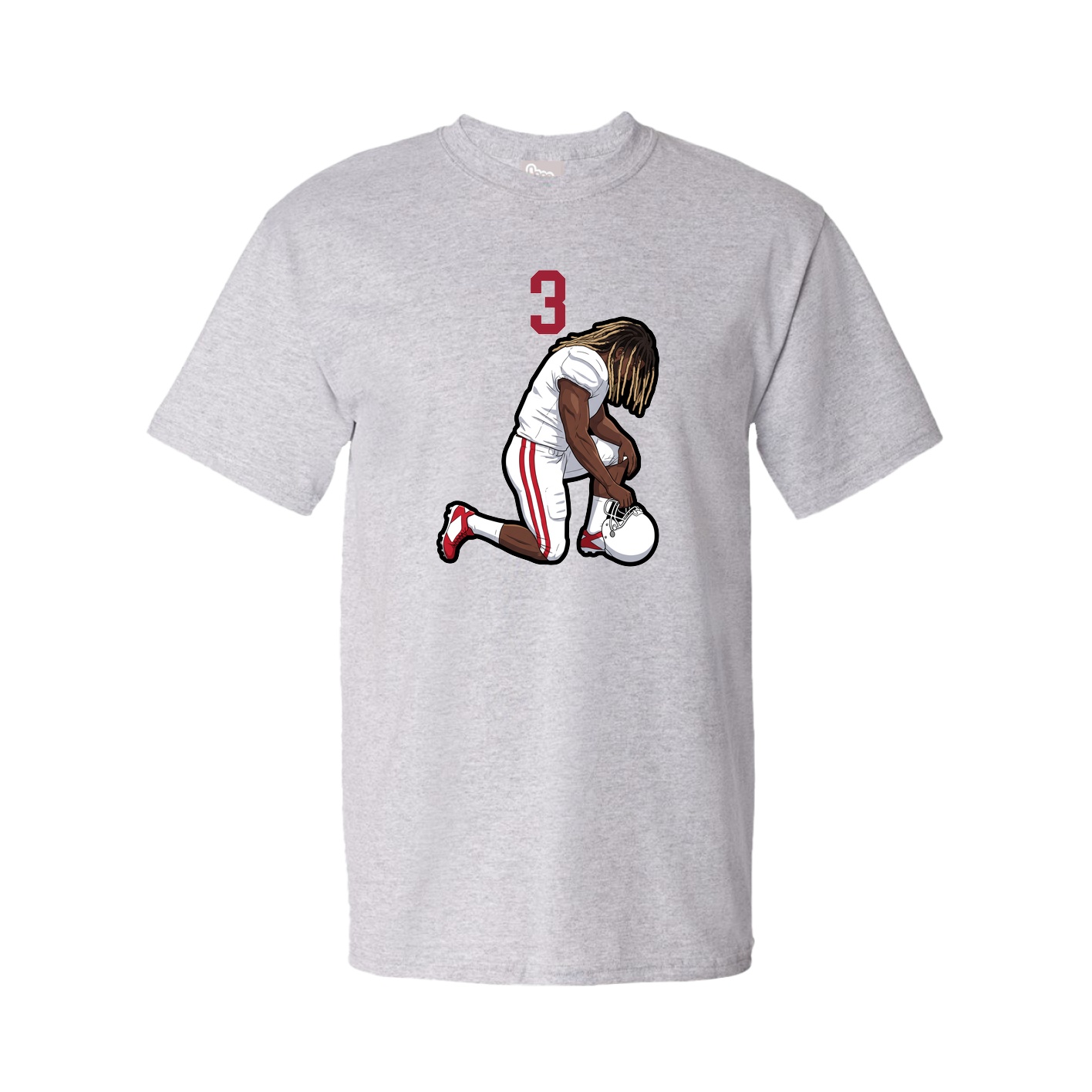 Tee — Number Top in Grey