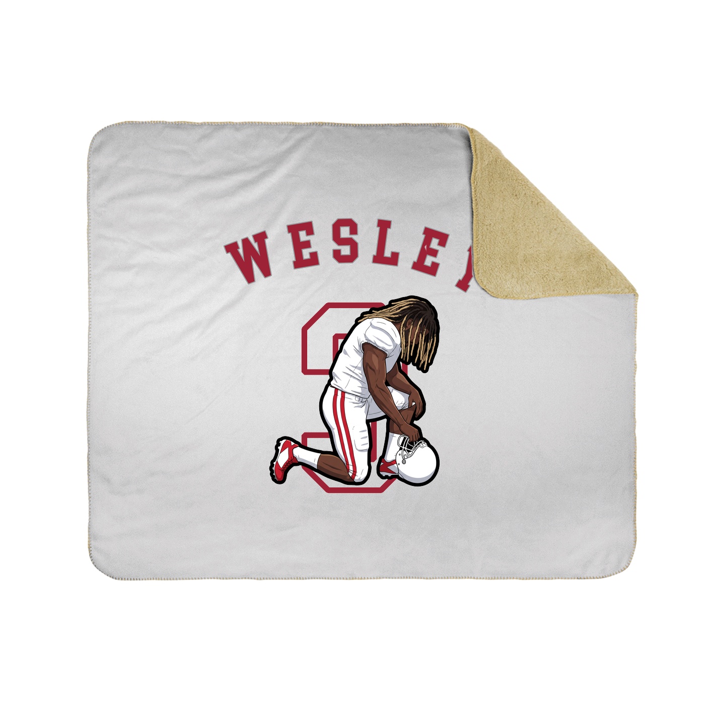 Throw Blanket — Shirsey Arch in White