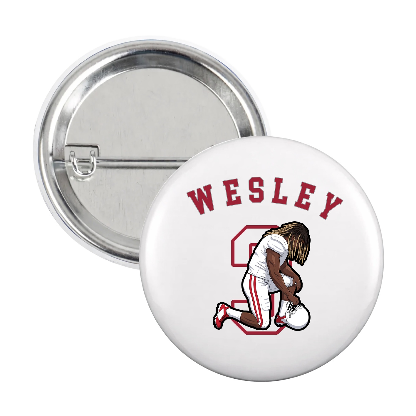 Game Day Button — Shirsey Arch in White