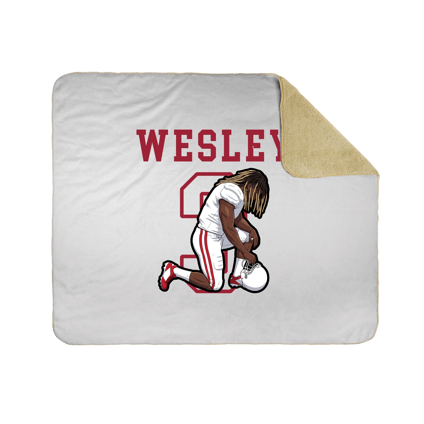 Throw Blanket — Shirsey in White