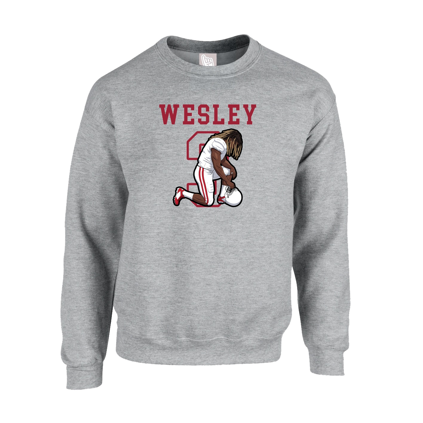 Fleece Crew — Shirsey in Grey