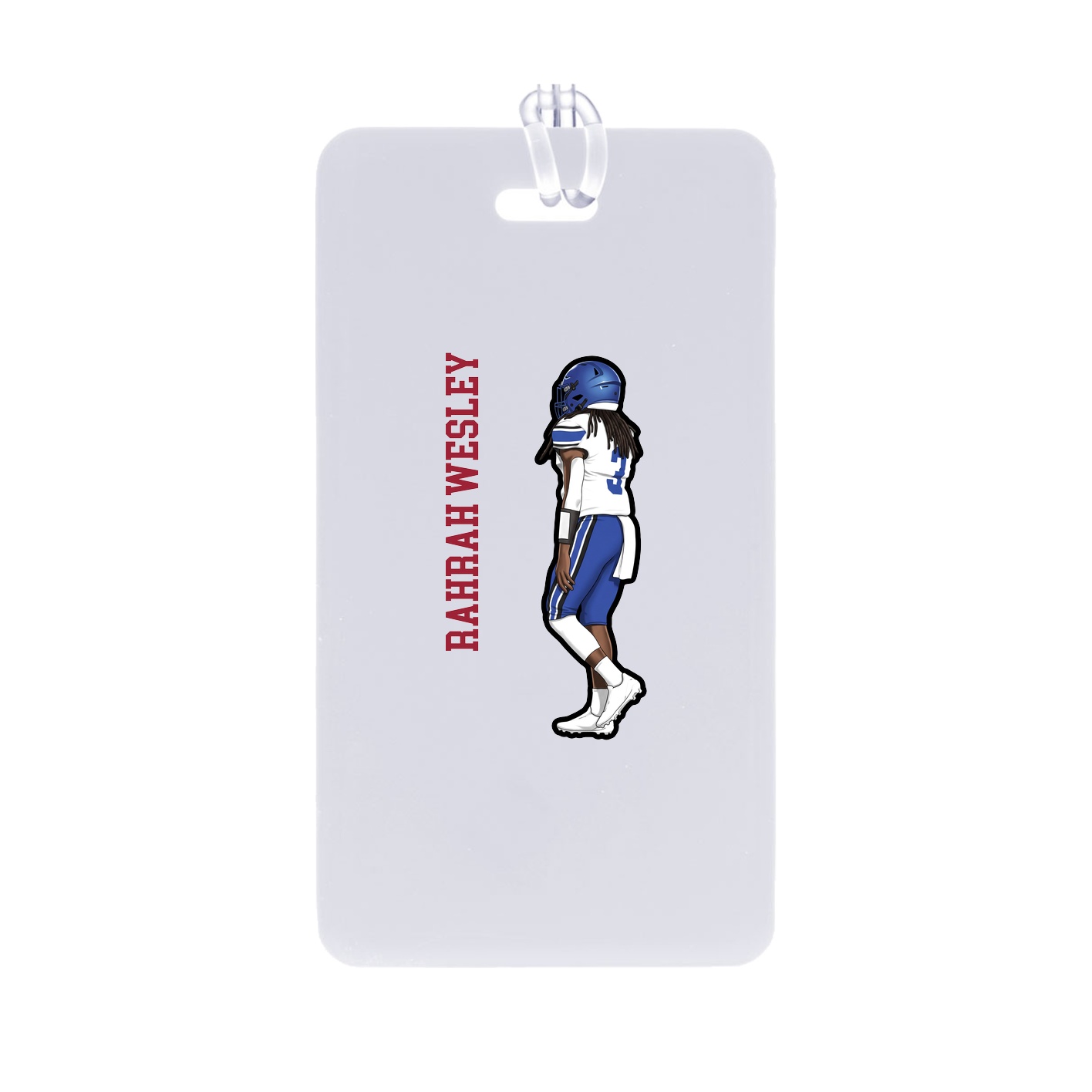 Bag Tag — Name Vertical in Classic