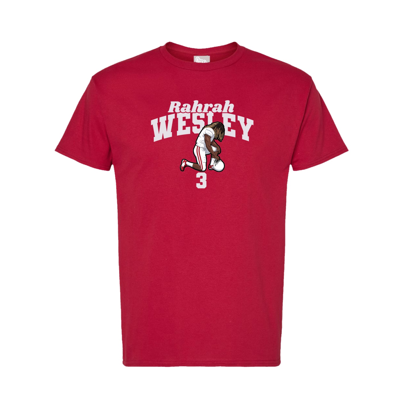 Tee — Signature Arch in Crimson