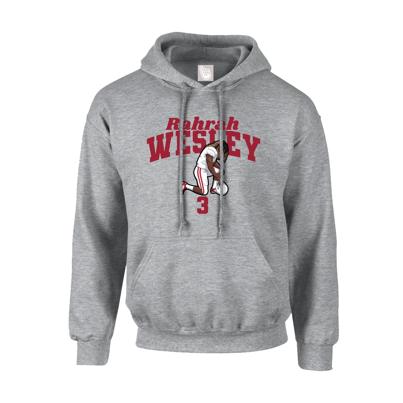 Hoodie — Signature Arch in Grey