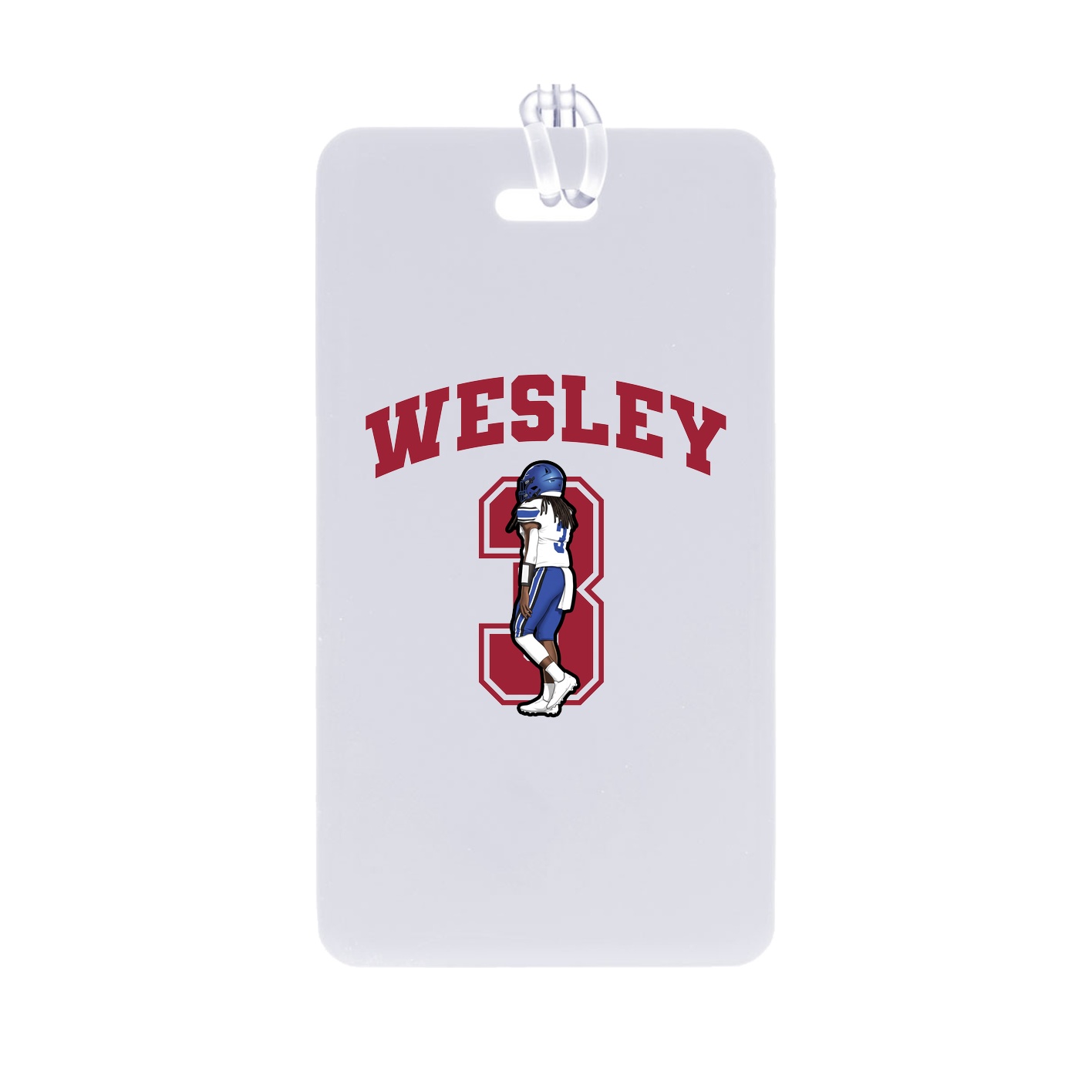 Bag Tag — Number in Classic