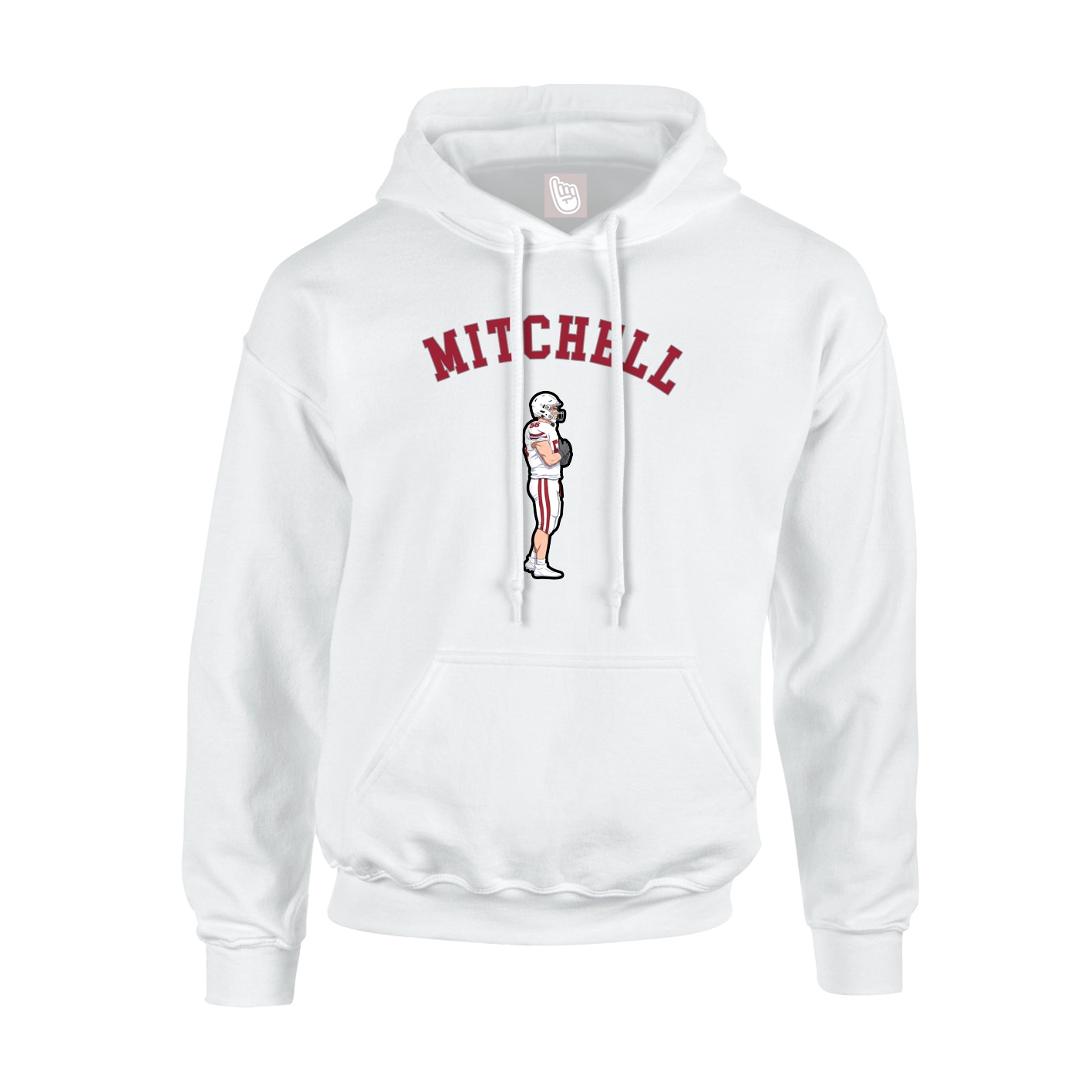Hoodie — Shirsey Arch in White