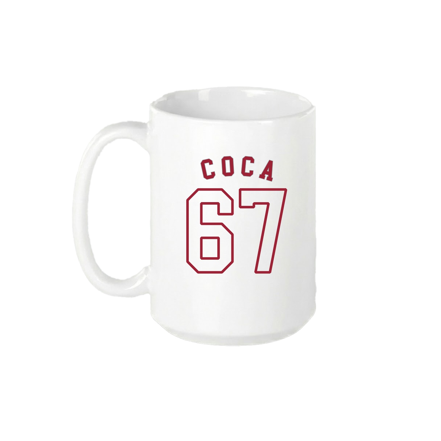15oz Coffee Mug — Shirsey Arch in White