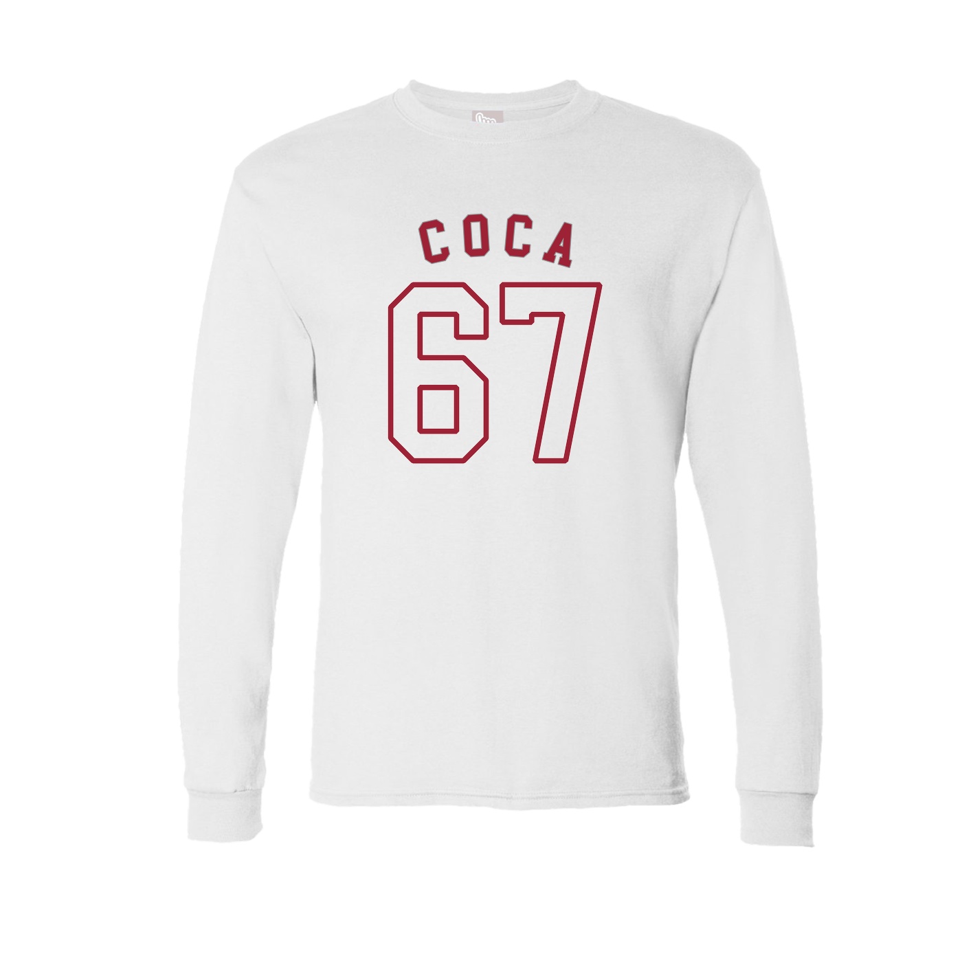 Long Sleeve Tee — Shirsey Arch in White