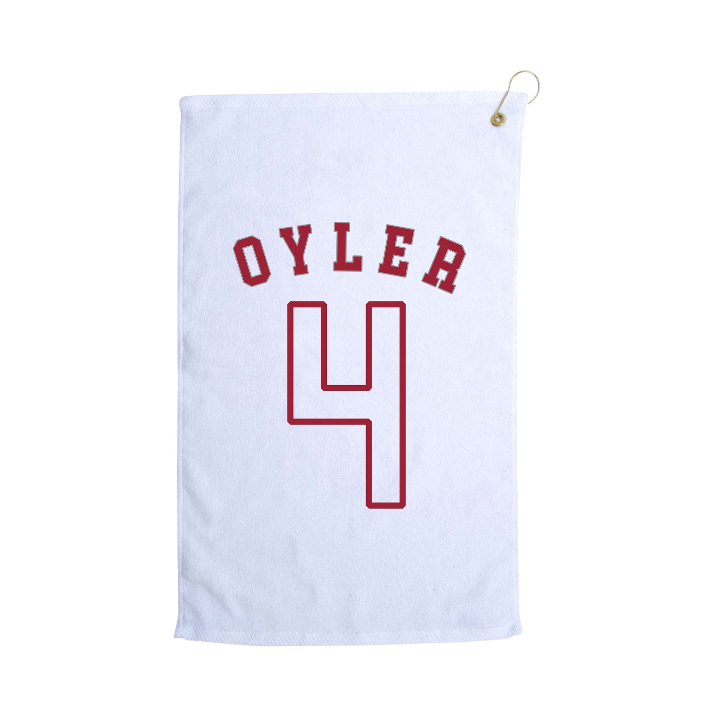 Golf Towel — Shirsey Arch in White