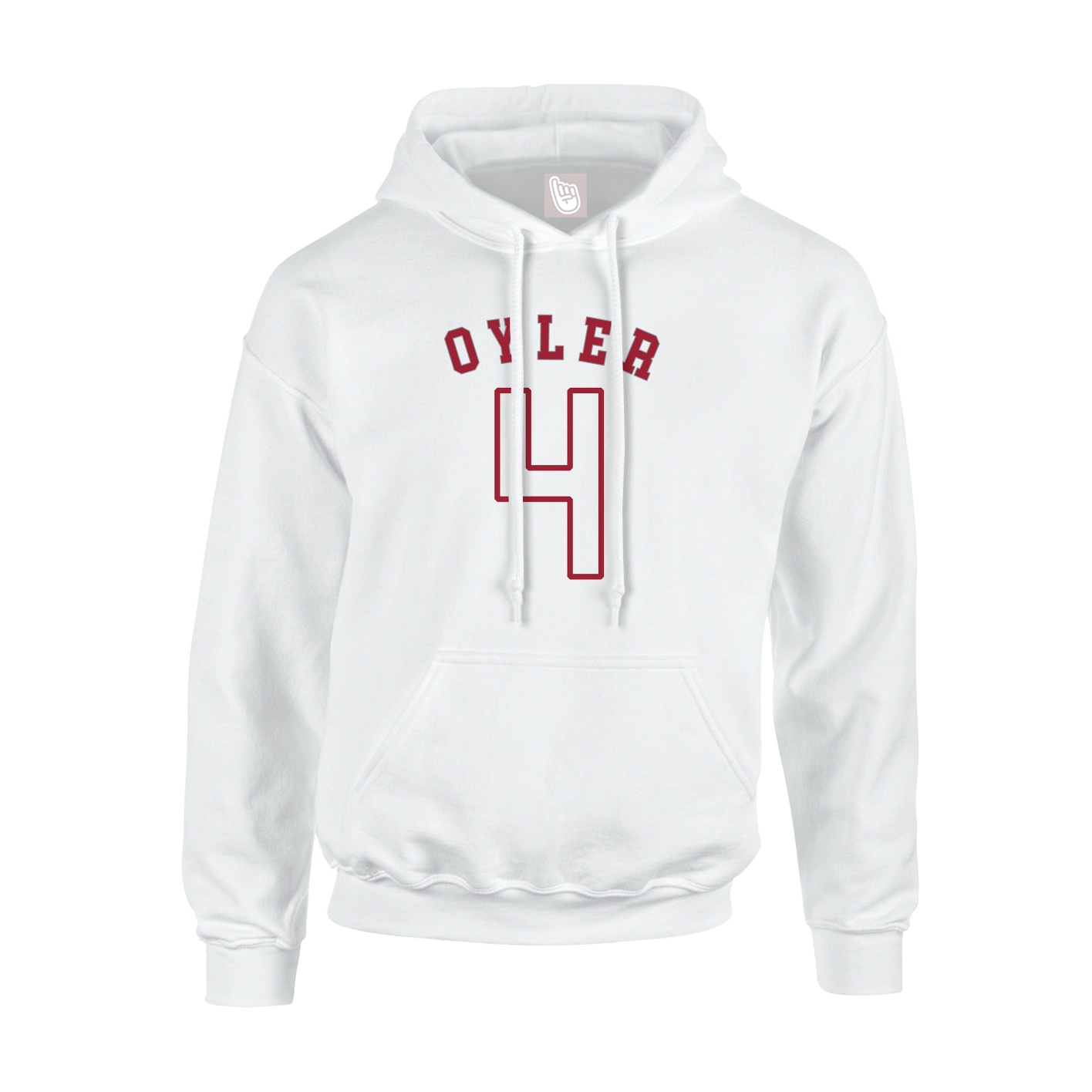 Youth Hoodie — Shirsey Arch in White