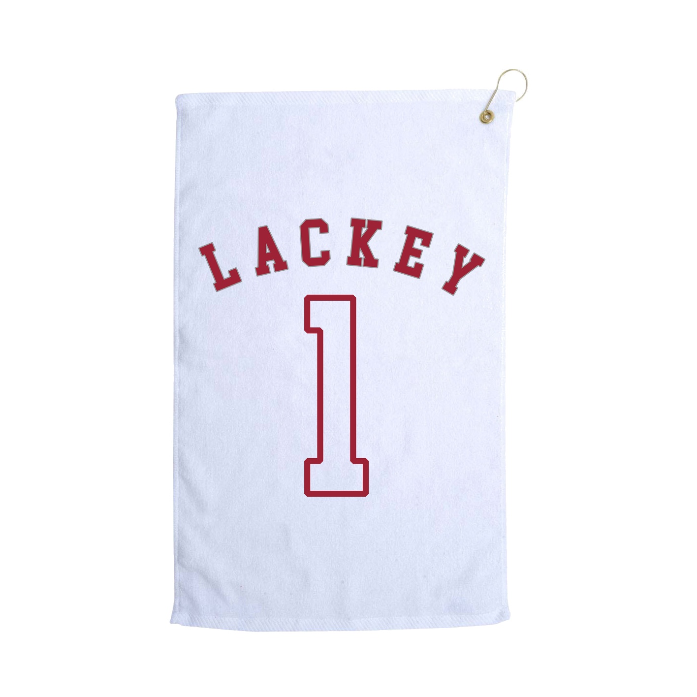 Golf Towel — Shirsey Arch in White