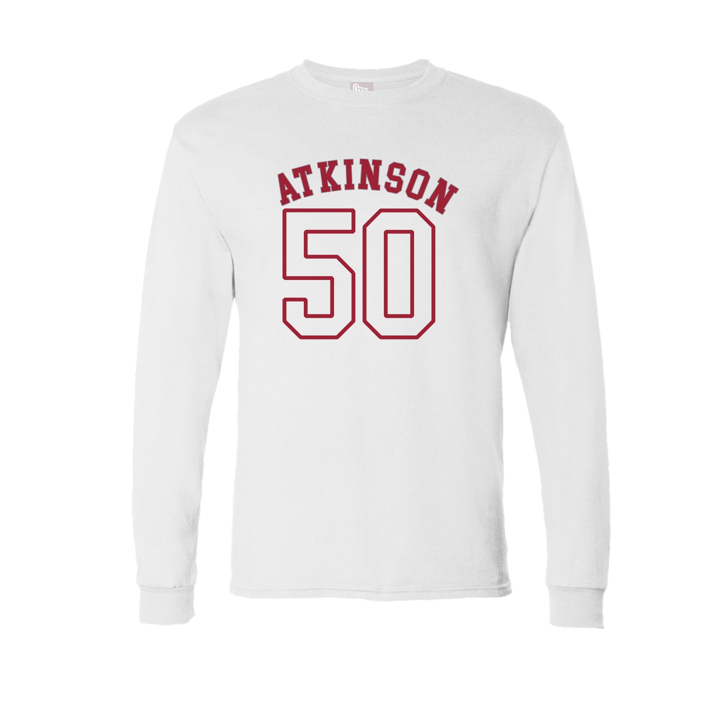 Long Sleeve Tee — Shirsey Arch in White