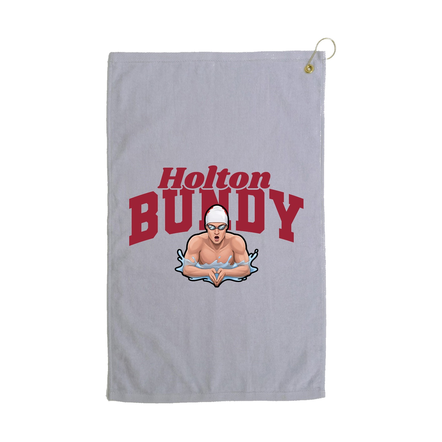 Golf Towel — Signature Arch in Grey