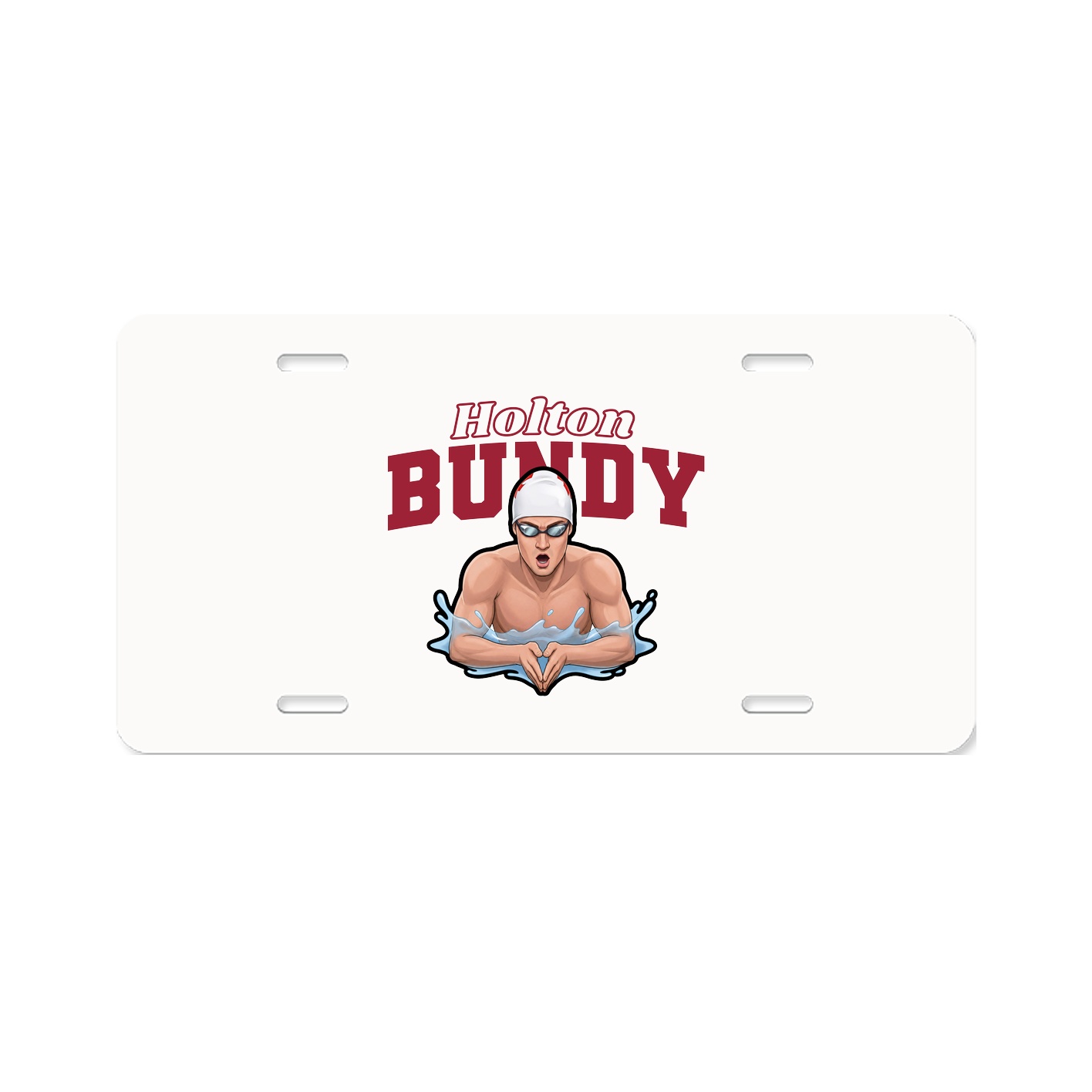 License Plate — Name Arch in Classic