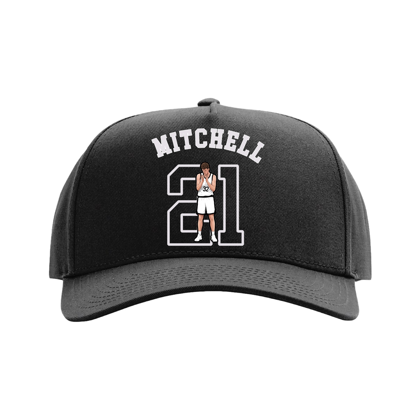 Full Fabric Five-Panel Champ Cap