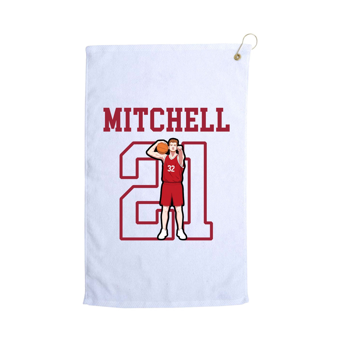 Golf Towel — Shirsey in White