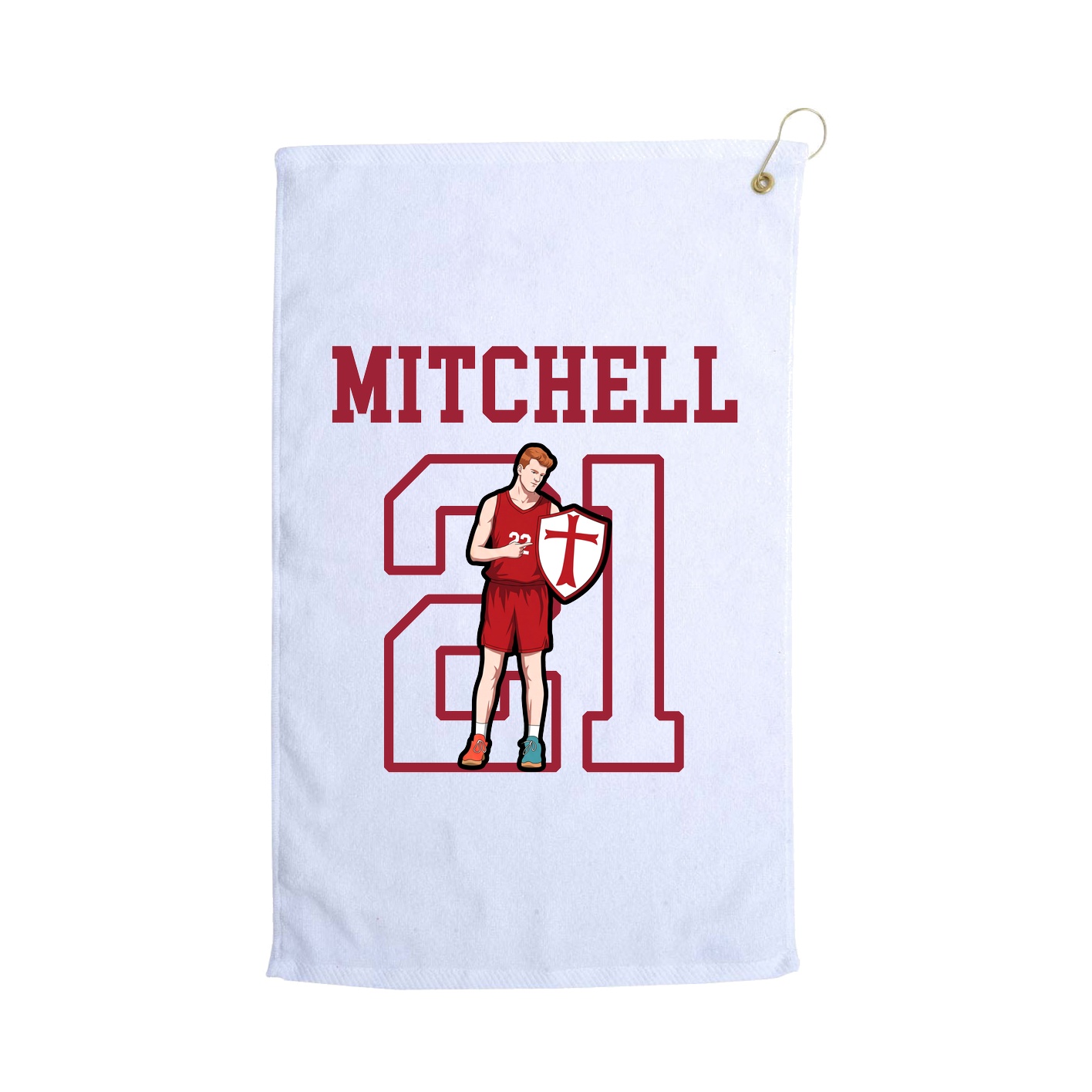 Golf Towel — Shirsey in White