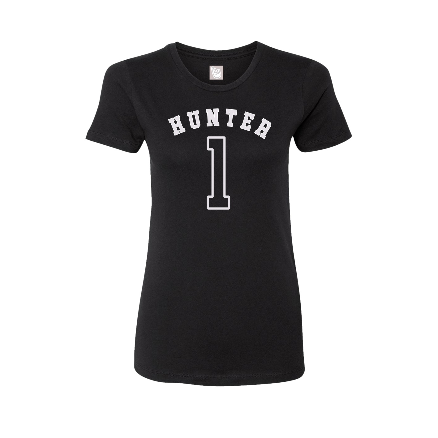 Fitted Women's Tee — Shirsey Arch in Black