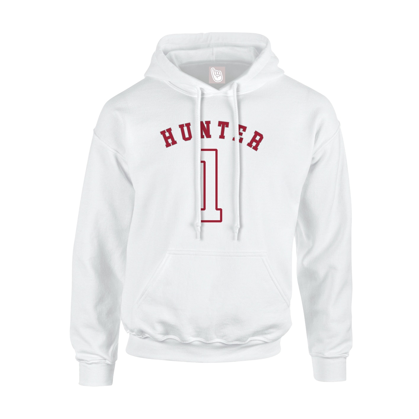 Youth Hoodie — Shirsey Arch in White
