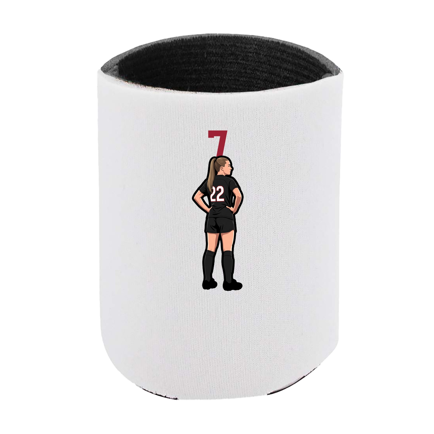Can Holder — Number Top in White