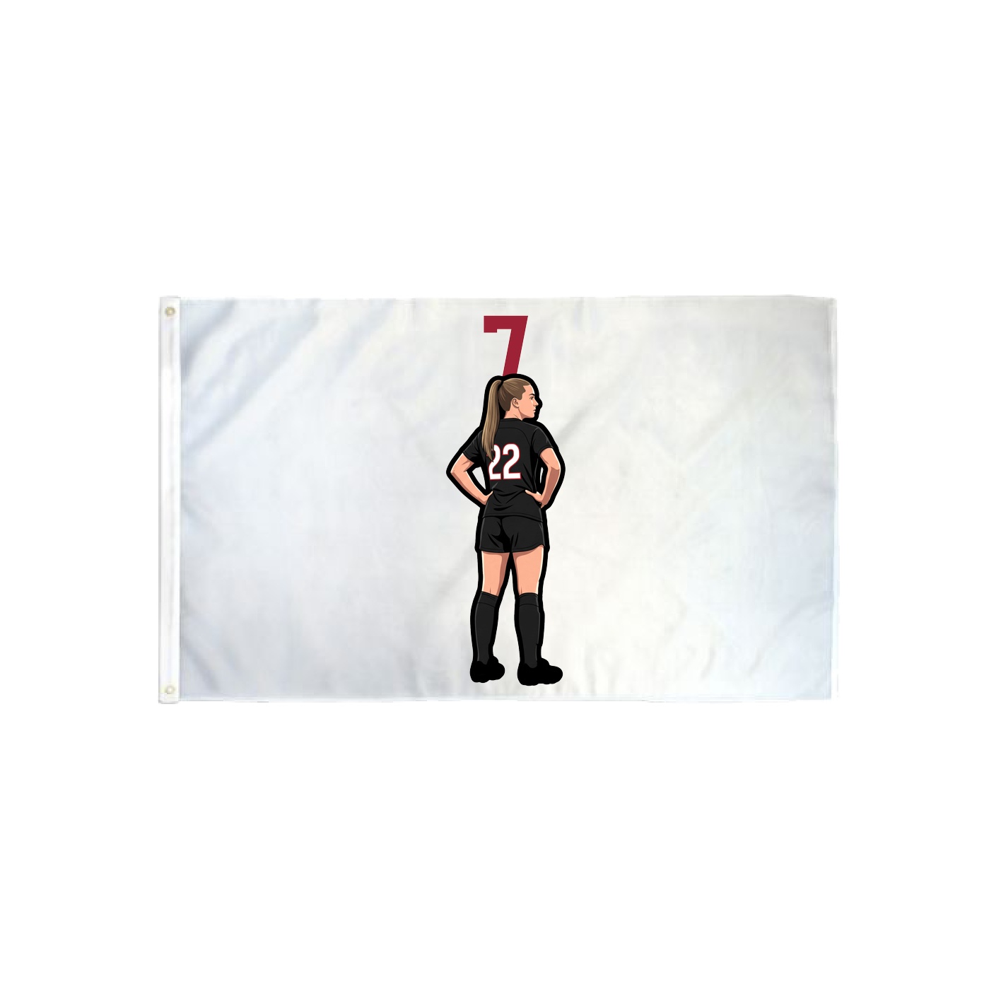 3x5 Flag — Number Top in Classic