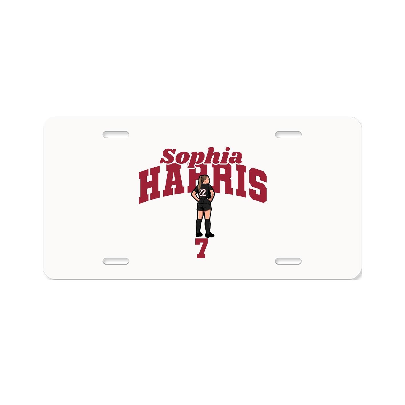 License Plate — Signature Arch in Classic