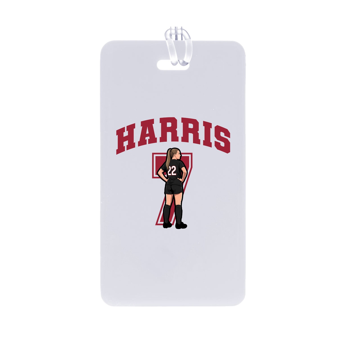 Bag Tag — Number in Classic