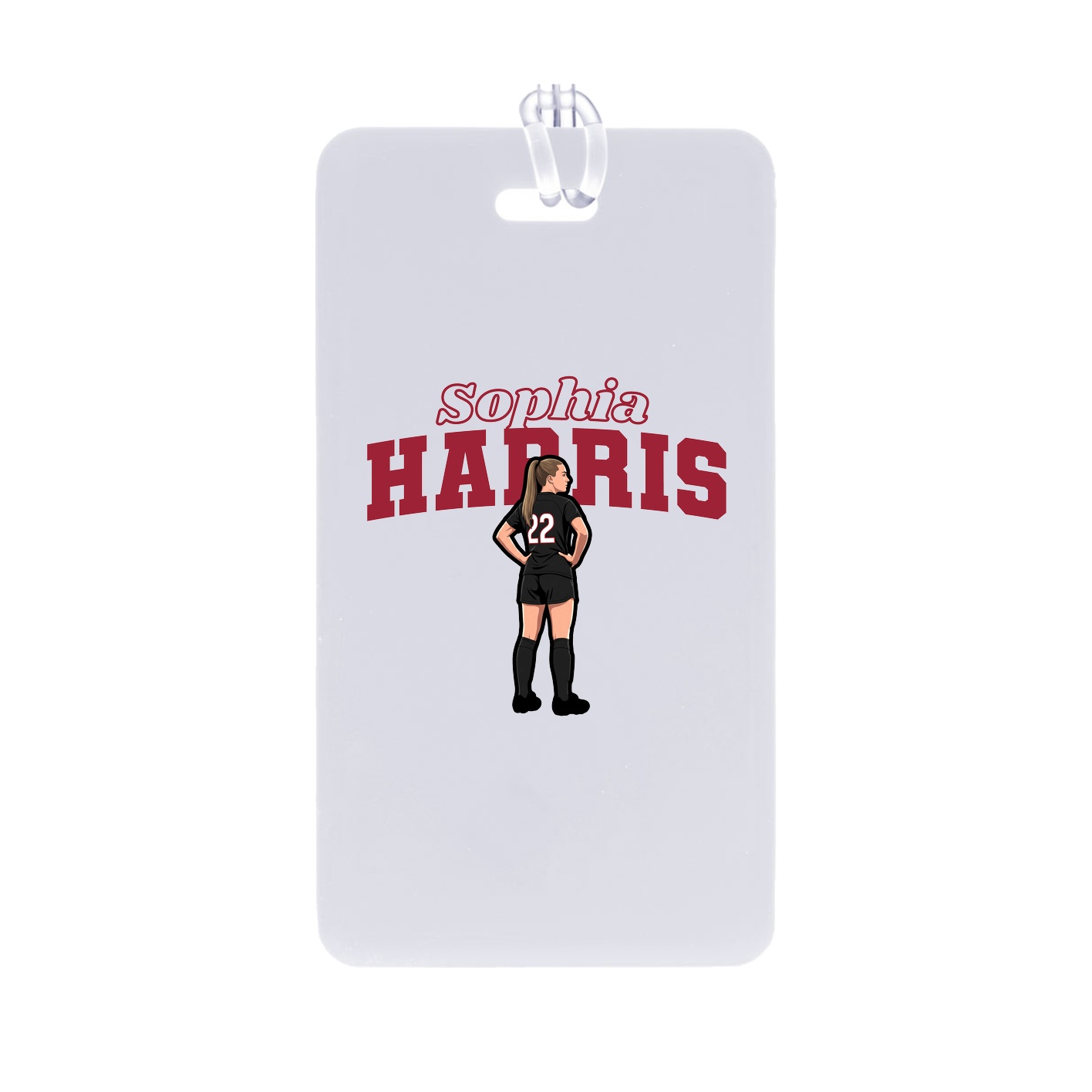 Bag Tag — Name Arch in Classic