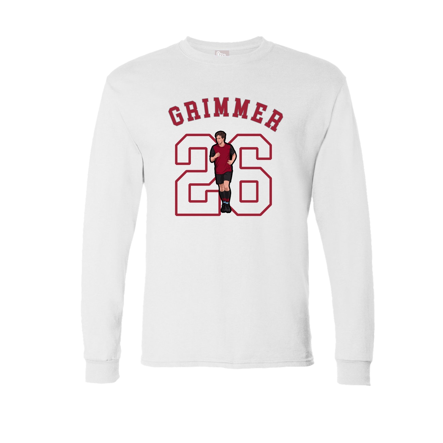 Long Sleeve Tee — Shirsey Arch in White
