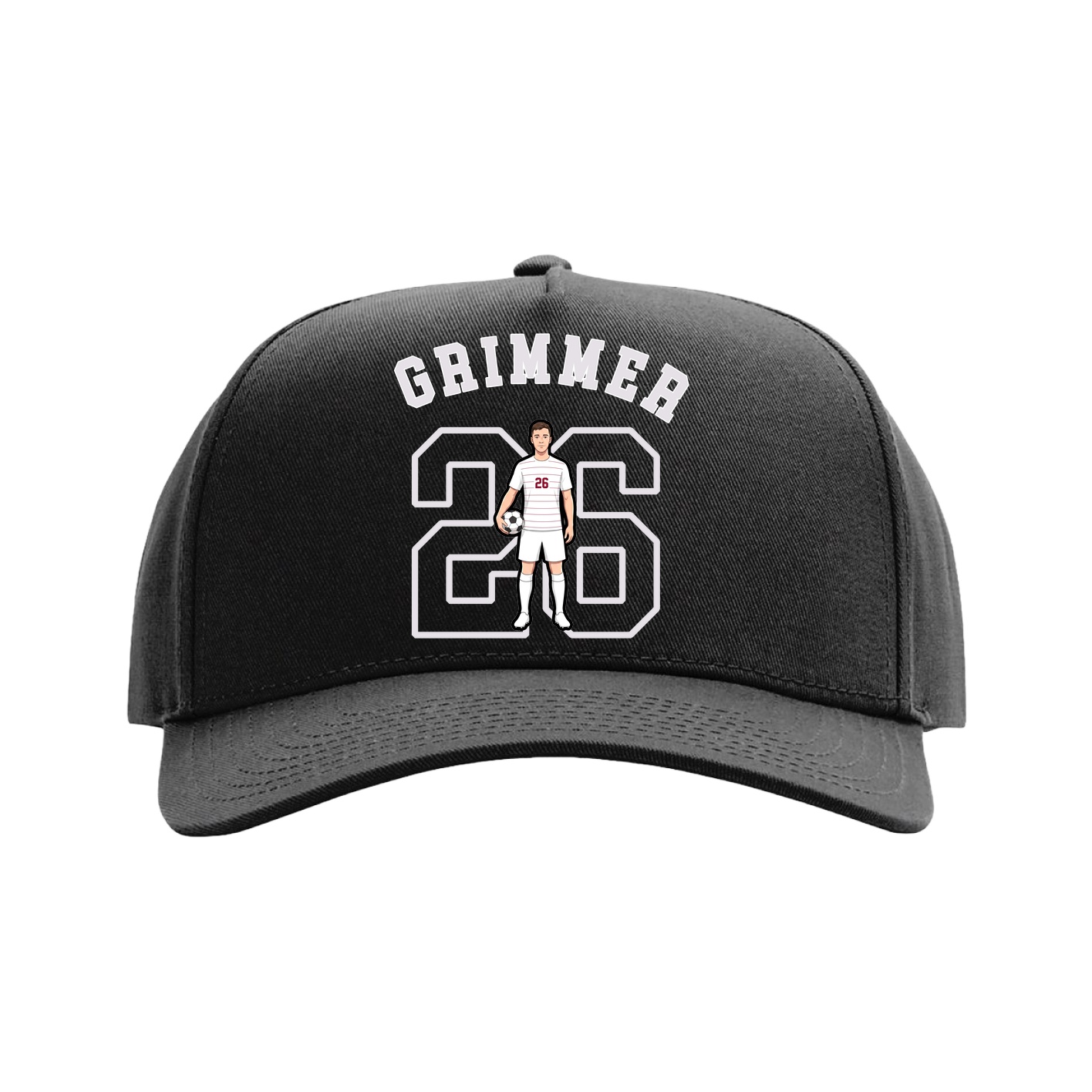 Full Fabric Five-Panel Champ Cap
