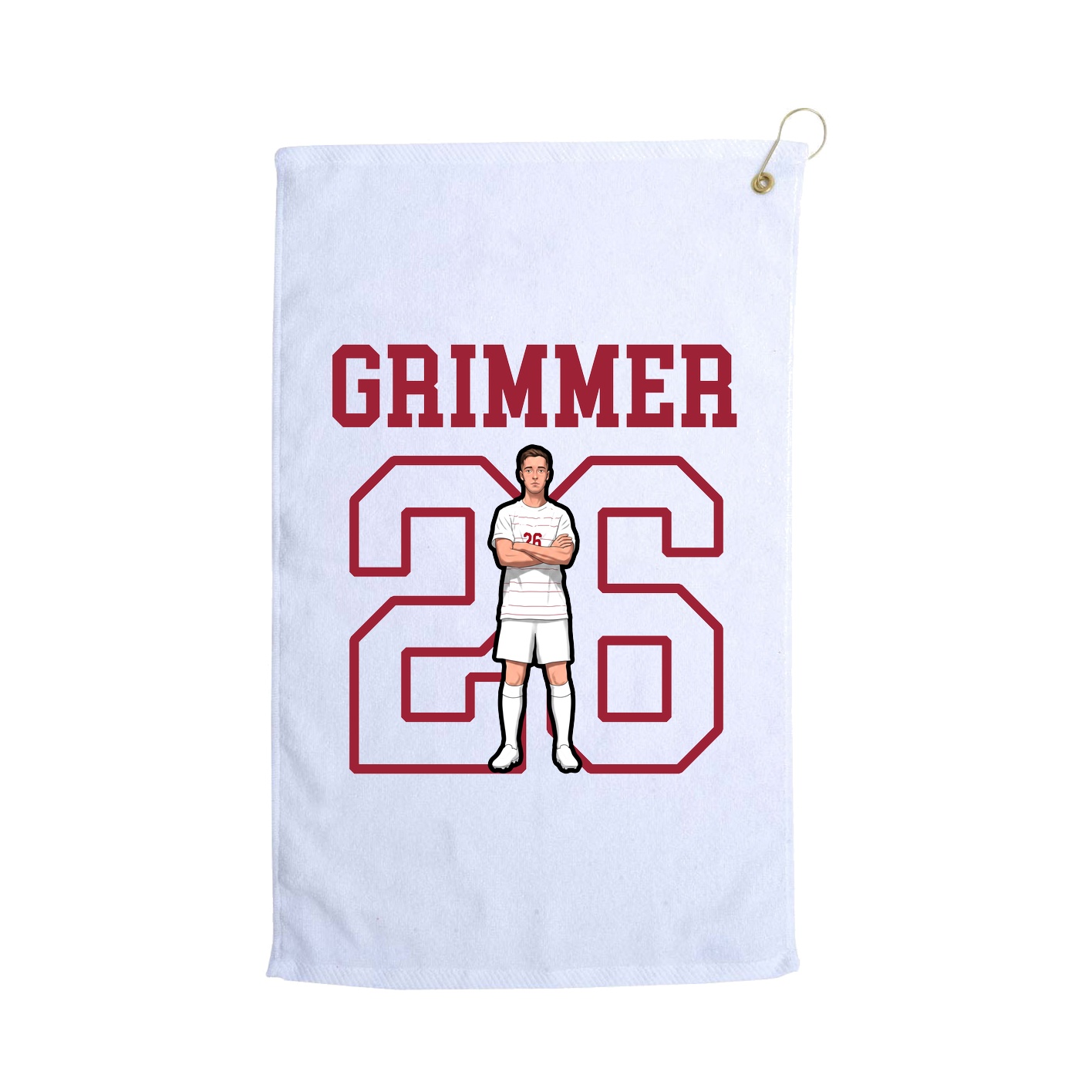Golf Towel — Shirsey in White