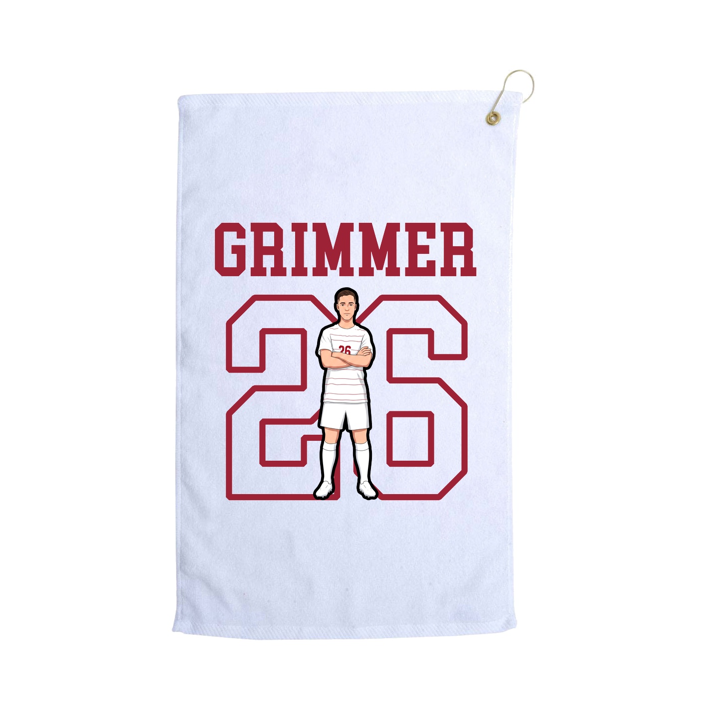 Golf Towel — Shirsey in White