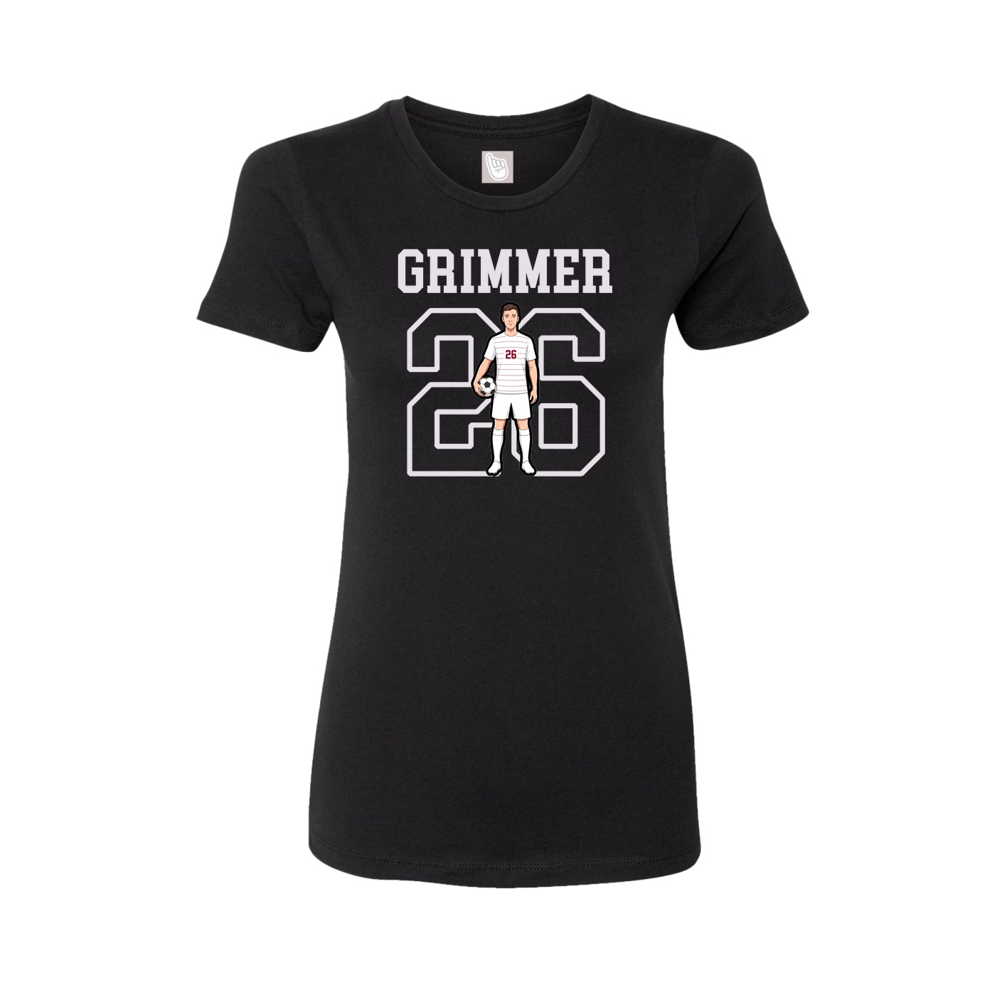 Fitted Women's Tee — Shirsey in Black
