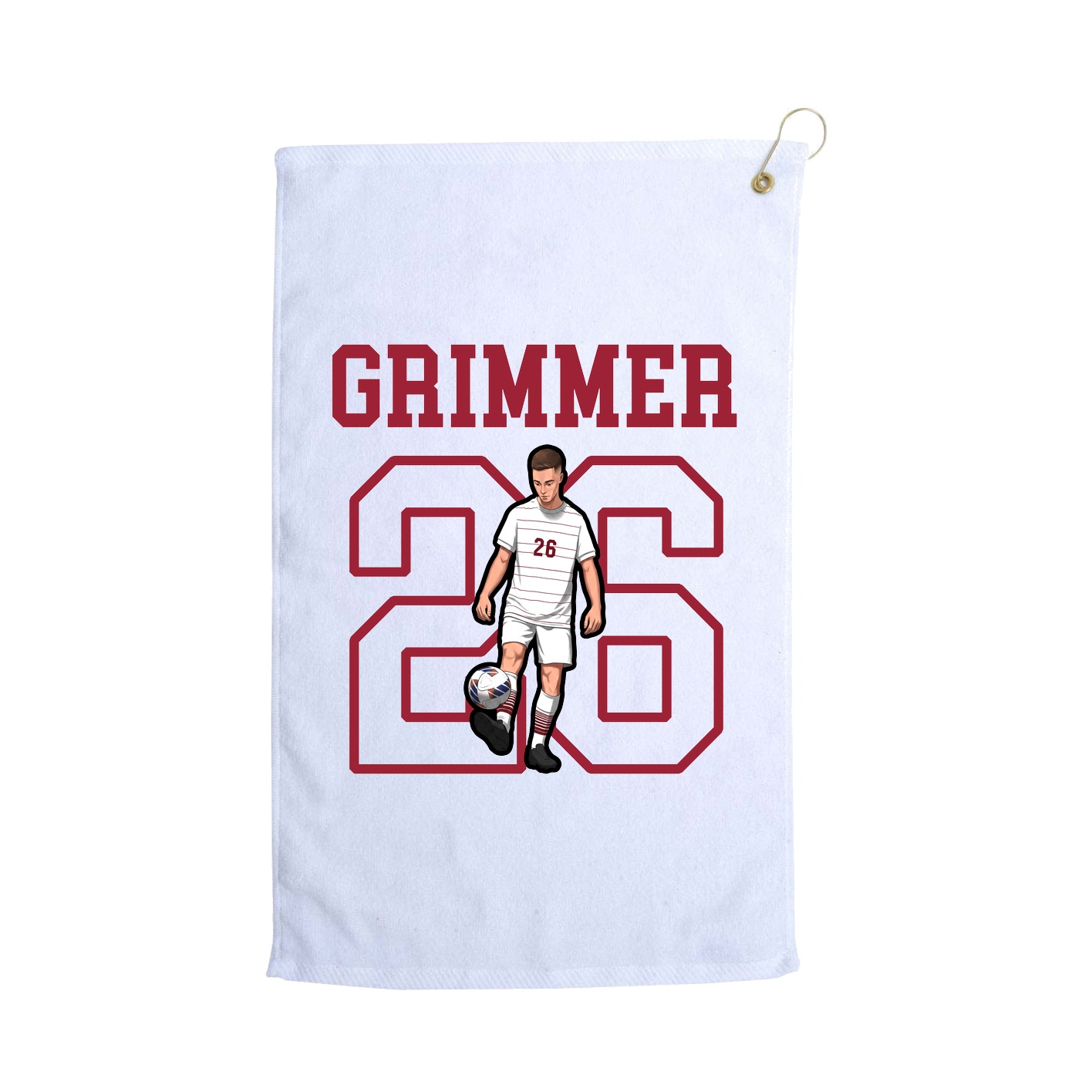 Golf Towel — Shirsey in White