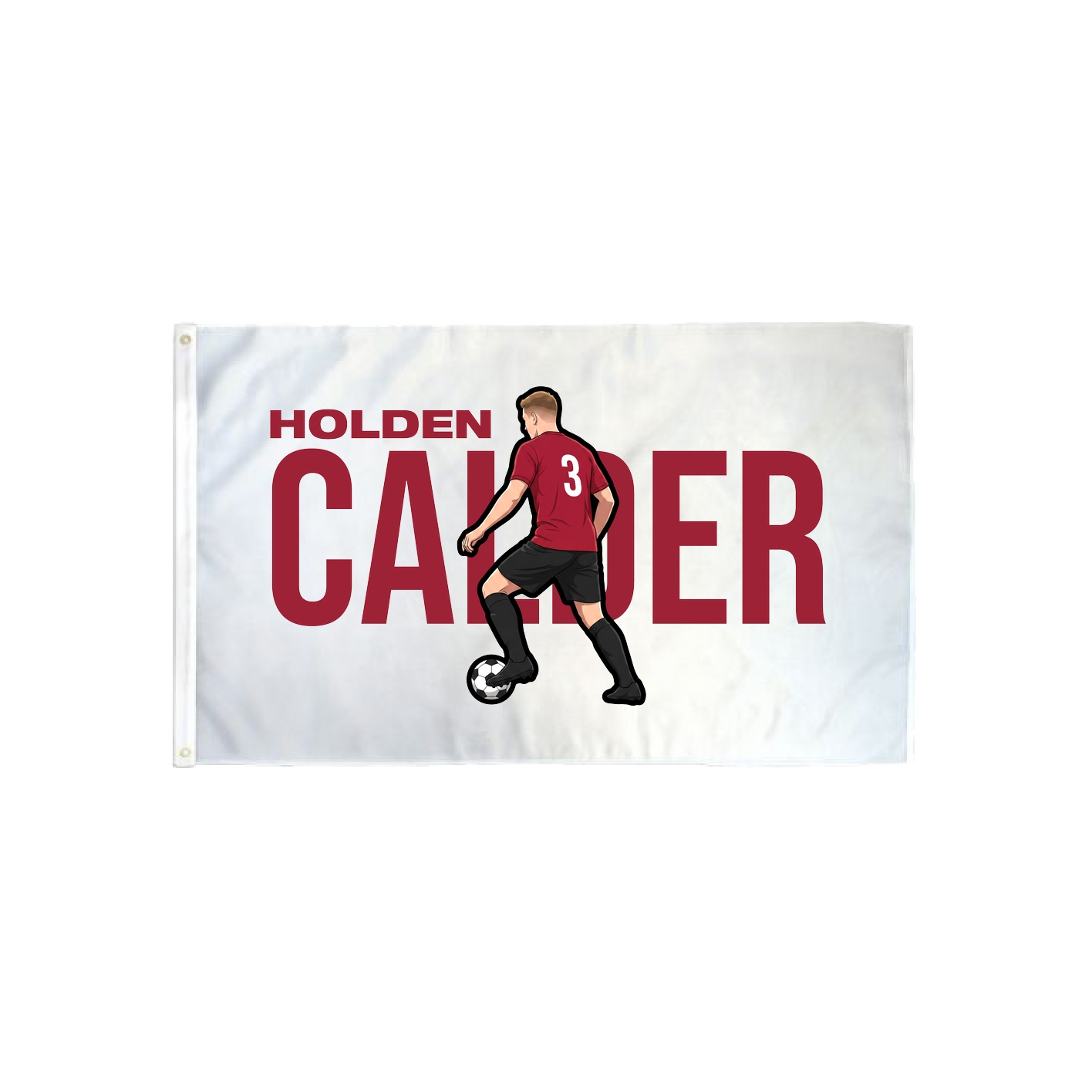 3x5 Flag — Player Name in Classic
