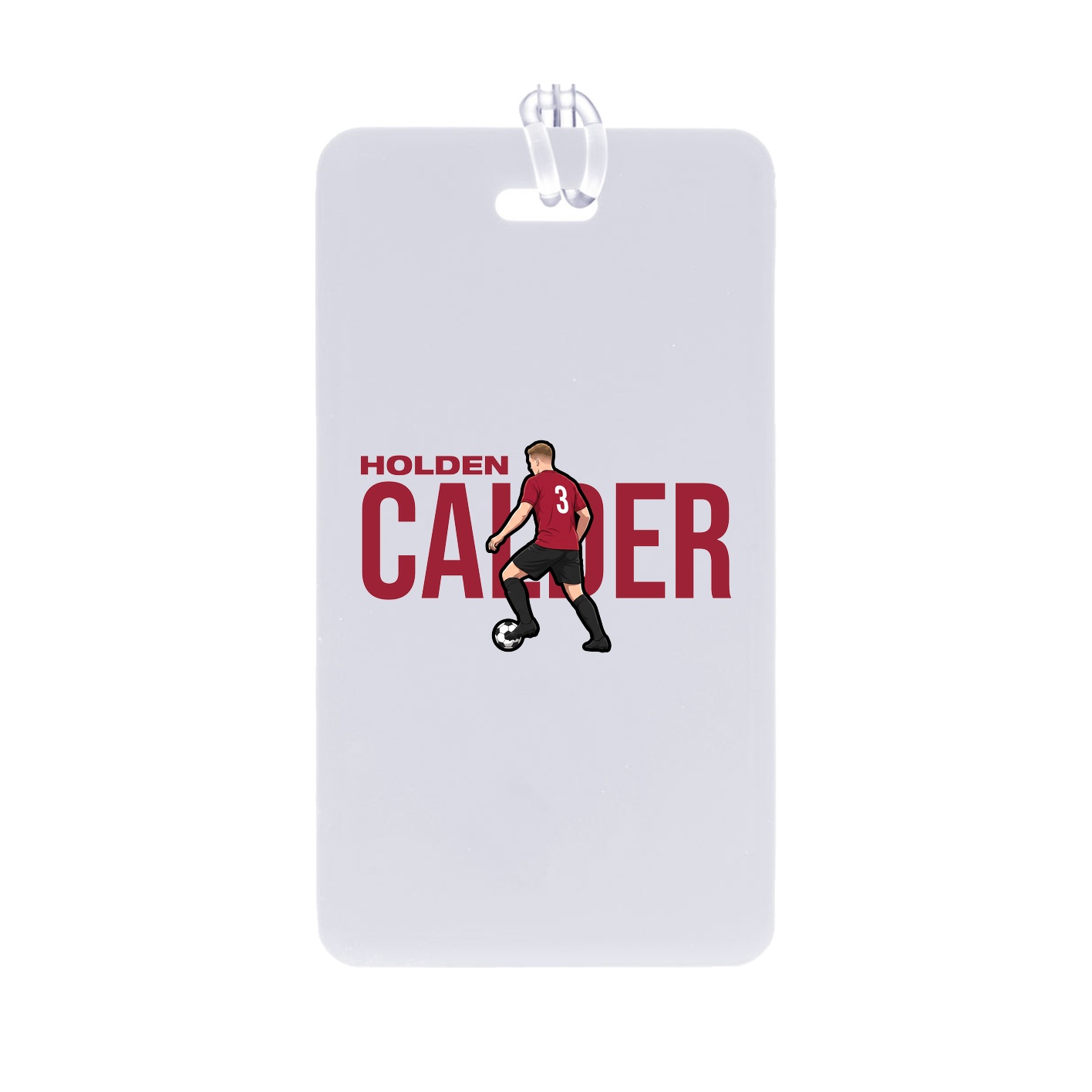 Bag Tag — Player Name in Classic
