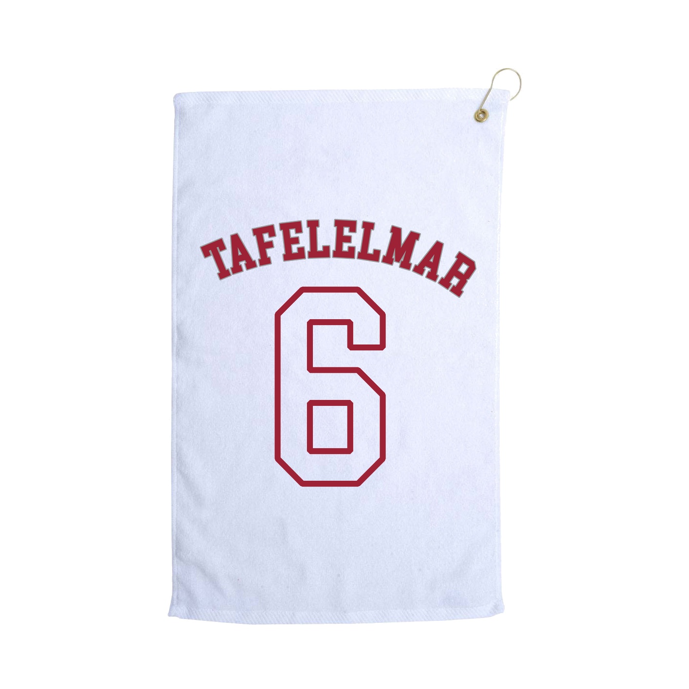Golf Towel — Shirsey Arch in White