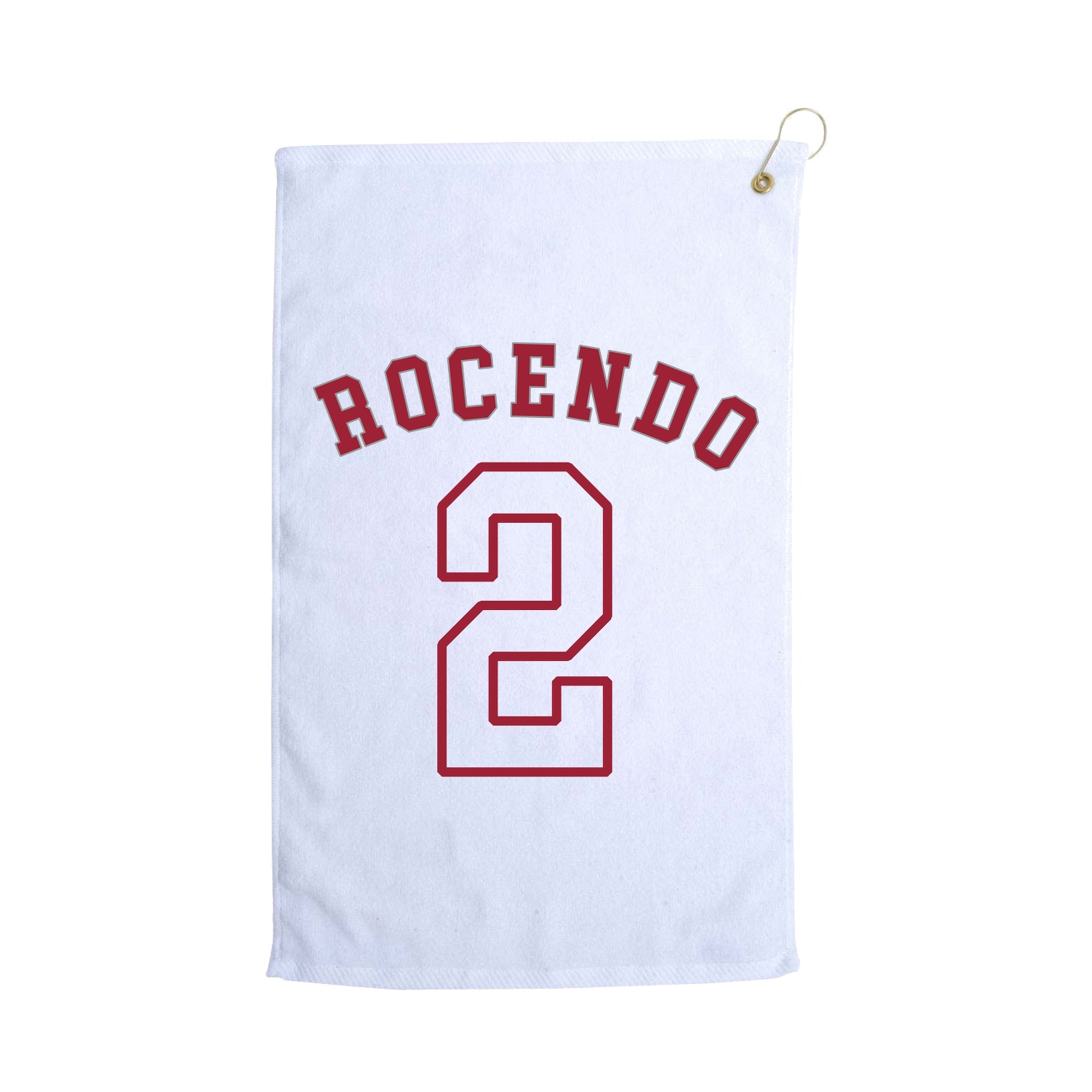 Golf Towel — Shirsey Arch in White