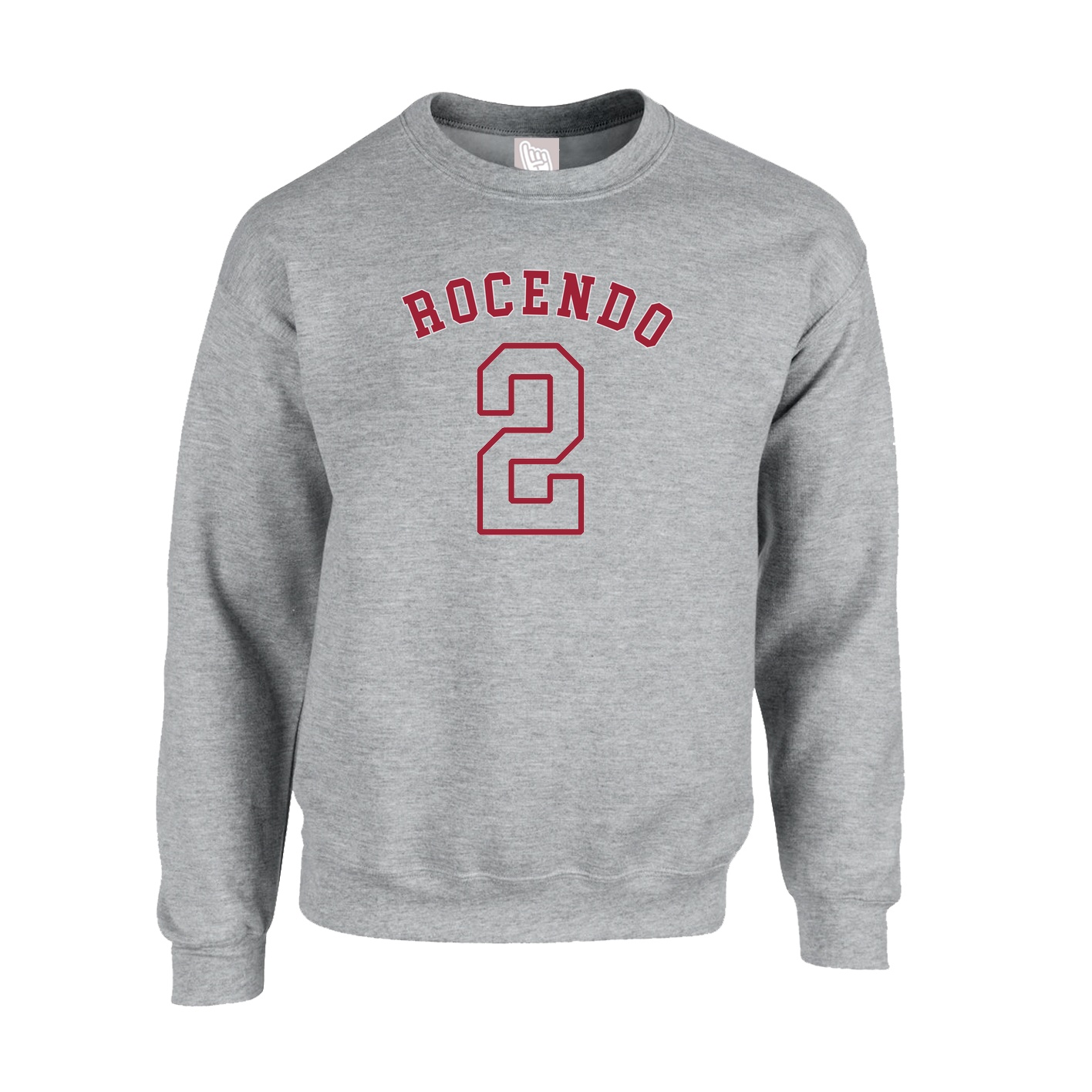 Fleece Crew — Shirsey Arch in Grey